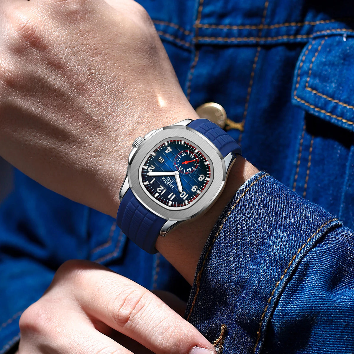 Luxury Mens Quartz Watch - Waterproof Sport Timepiece