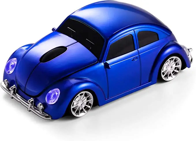 Premium Wireless Car Mouse with LED Headlights & 1600 DPI