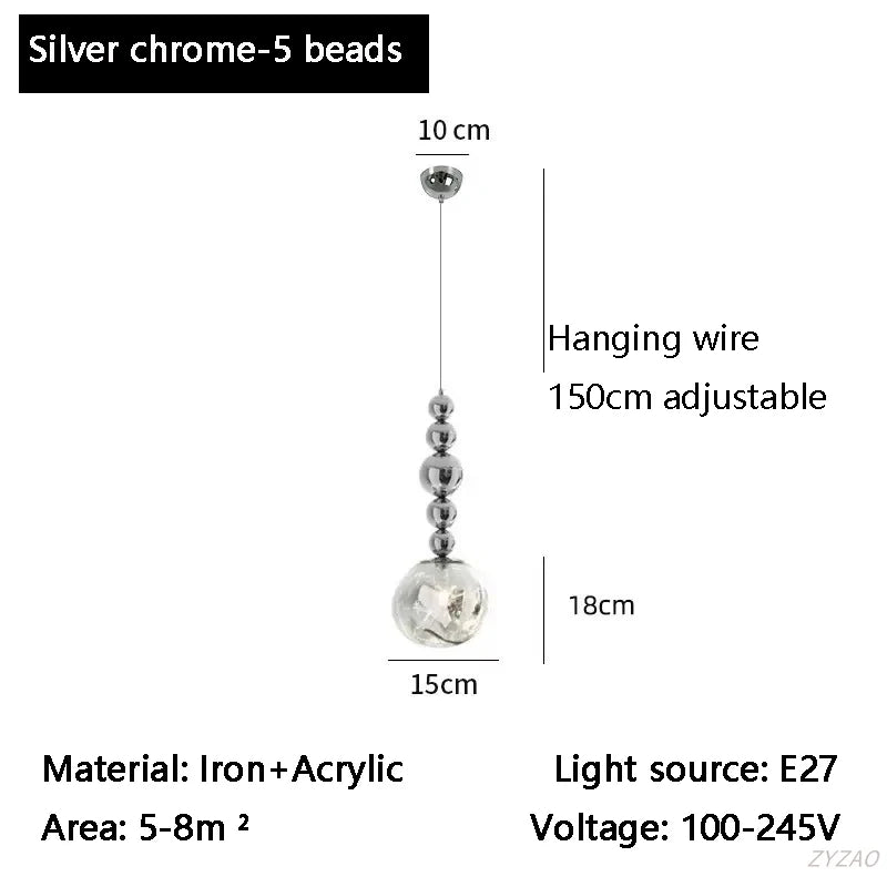 Modern Luxury Pendant Light Fixture - Elegant Suspension Design