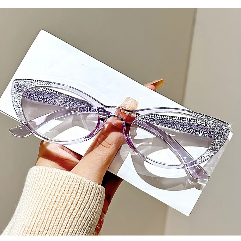Retro Cat Eye Reading Glasses - Anti Blue Light & Prescription