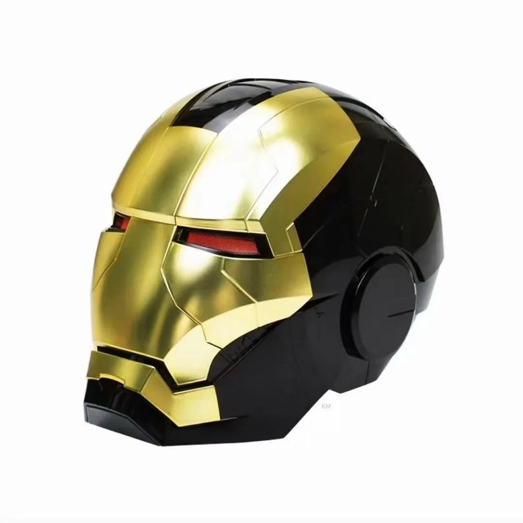 Premium Iron Man Helmet - 1:1 Wearable Voice Control LED Mask