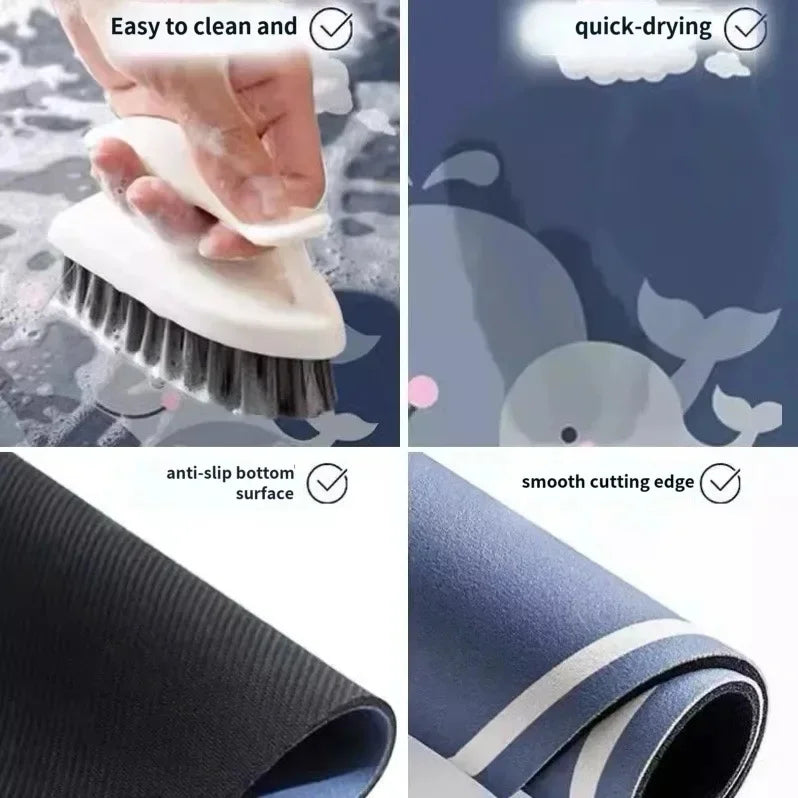 Premium Waterproof Leather Mouse Pad - Large Desk Mat