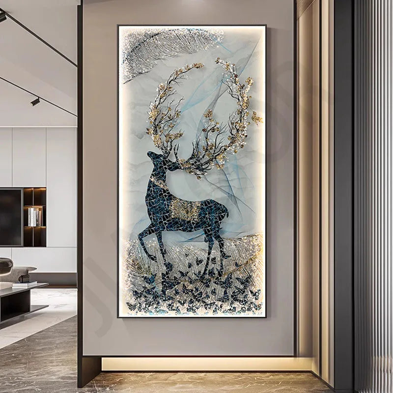 Luxury European LED Wall Painting - Illuminated Art Decor