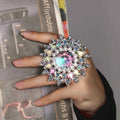Luxury Y2K Geometric Ring - Exaggerated Statement Party Jewelry