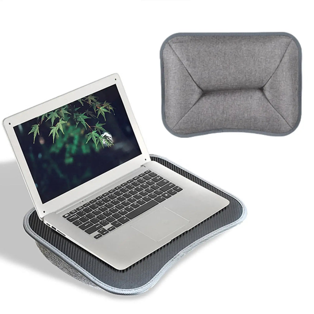 Premium Laptop Lap Desk - Soft Pillow Cushion & Multifunctional