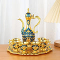 Elegant Luxury Turkish Tea Set - Vintage Metal Craft