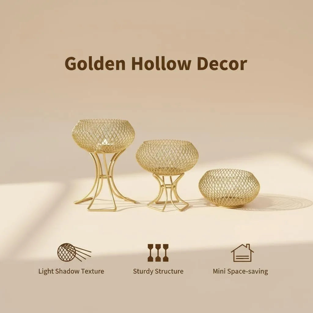 Premium Luxury Gold Lantern - Elegant Home Decor Accent