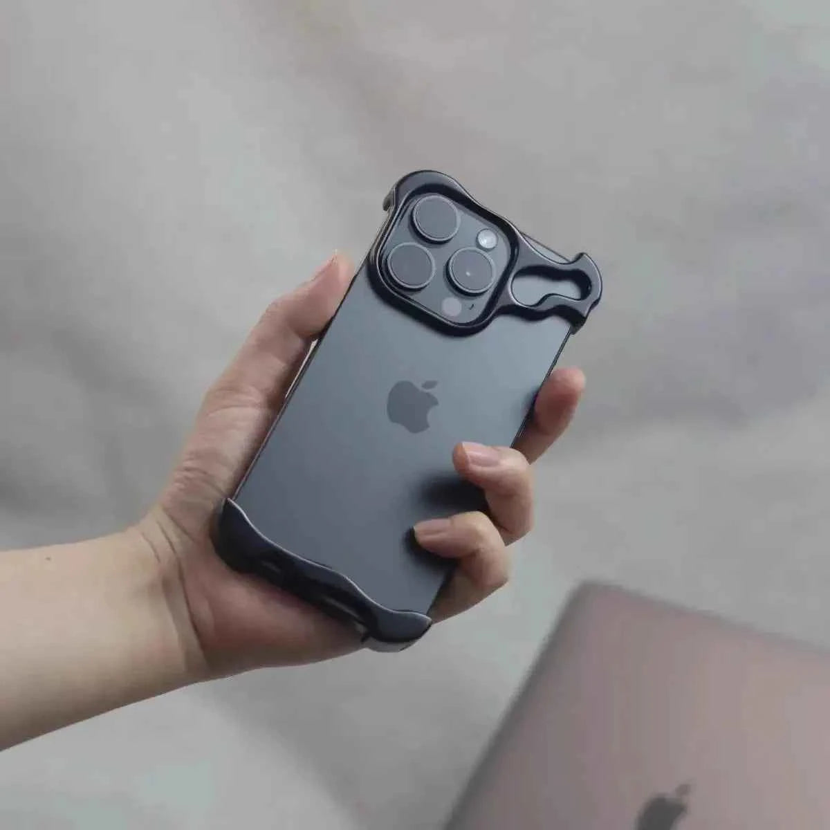 Premium Aluminum Alloy Phone Case - Irregular Bumper Protection