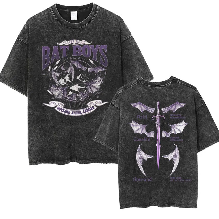 Vintage Washed Acotar T-Shirt - Oversized Graphic Tee