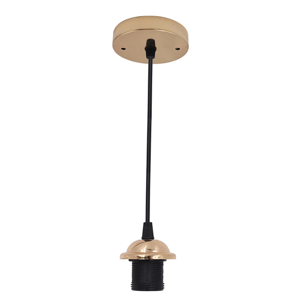 Elegant Vintage Lamp Base - E27 Socket Pendant Holder