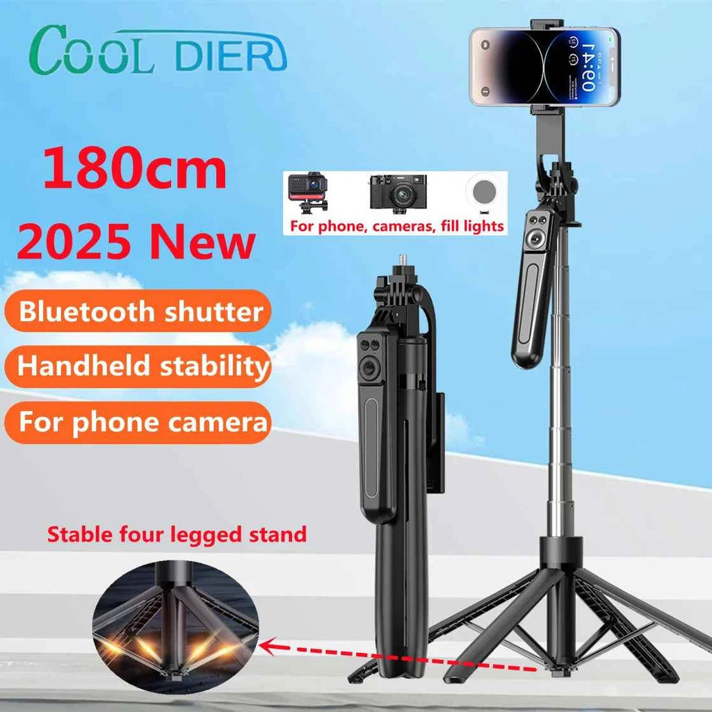 Versatile Smartphone Tripod Stand - Portable Wireless Remote
