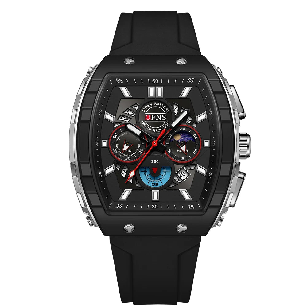Premium Men's Sports Quartz Watch - Waterproof & Luminous