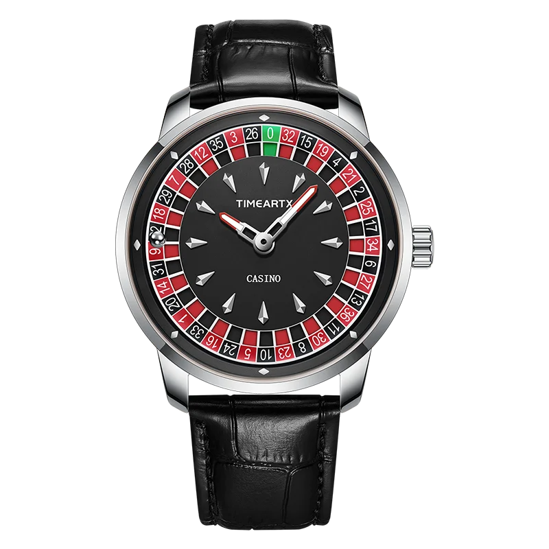 Luxury Poker Game Wristwatch - European Roulette Dial