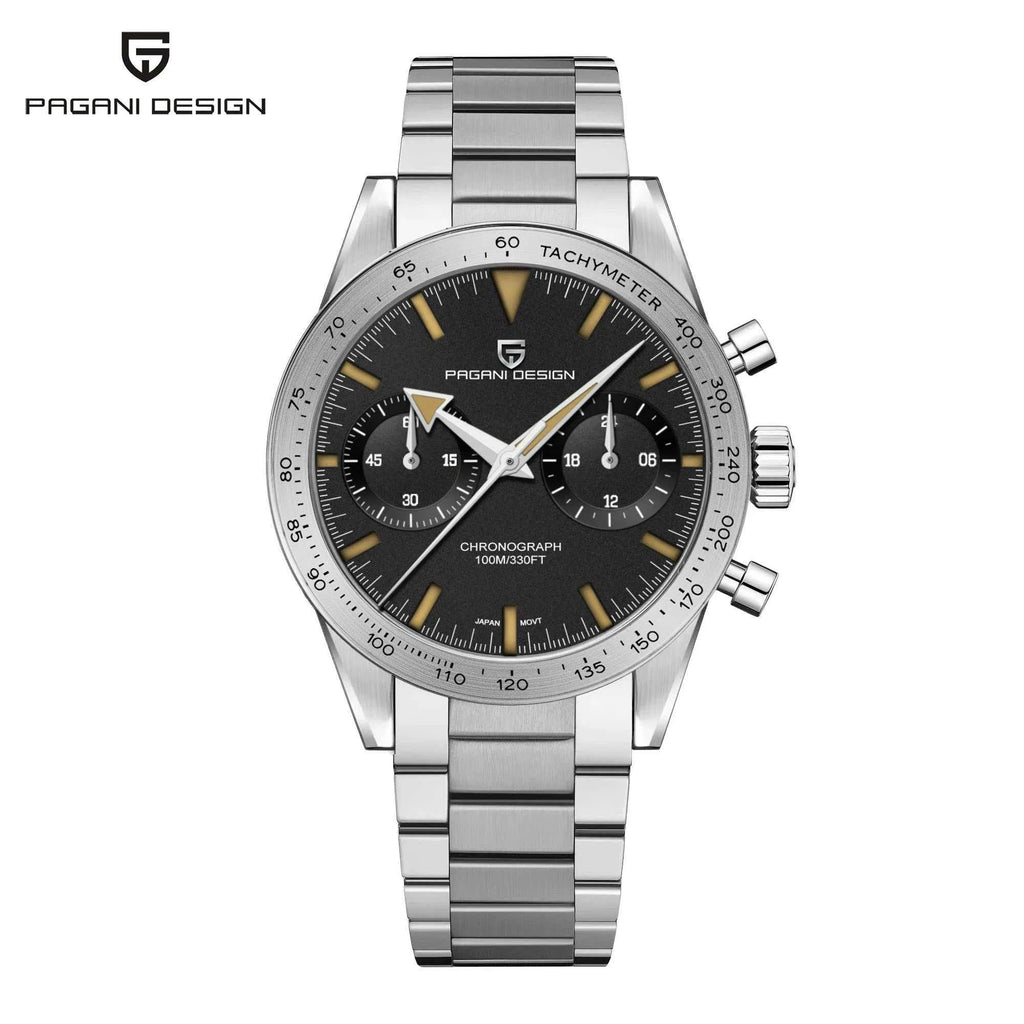 Luxury Men's Quartz Watch - Chronograph Sapphire