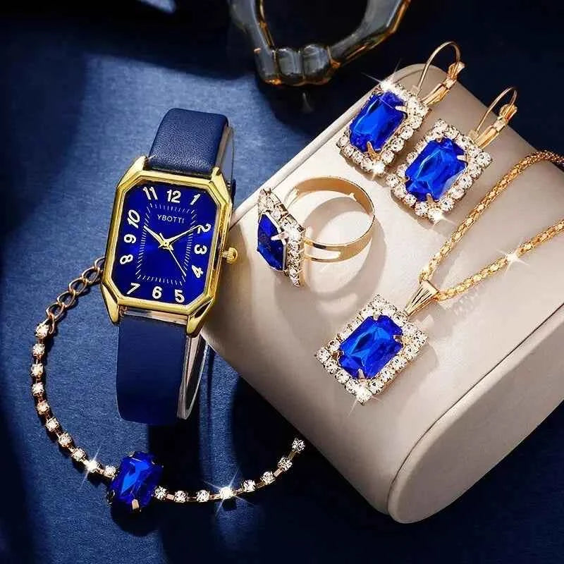 Elegant Square Women's Watch - Classic Leather Quartz Timepiece