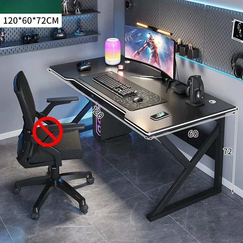 Premium Standing Computer Desk - Ergonomic Steel Frame Design