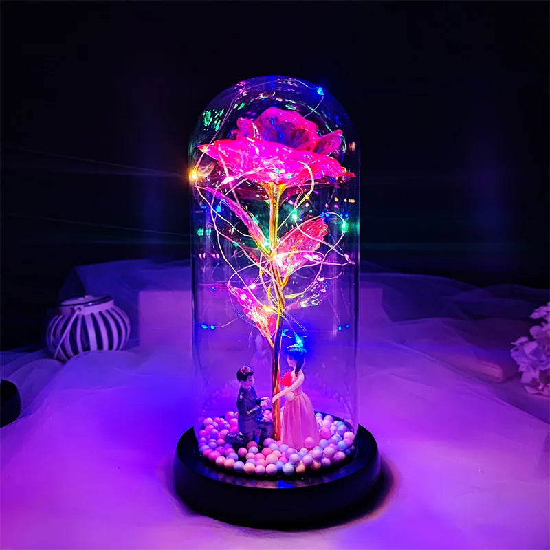 Elegant Luminous Eternal Rose - Valentine's Day Gift