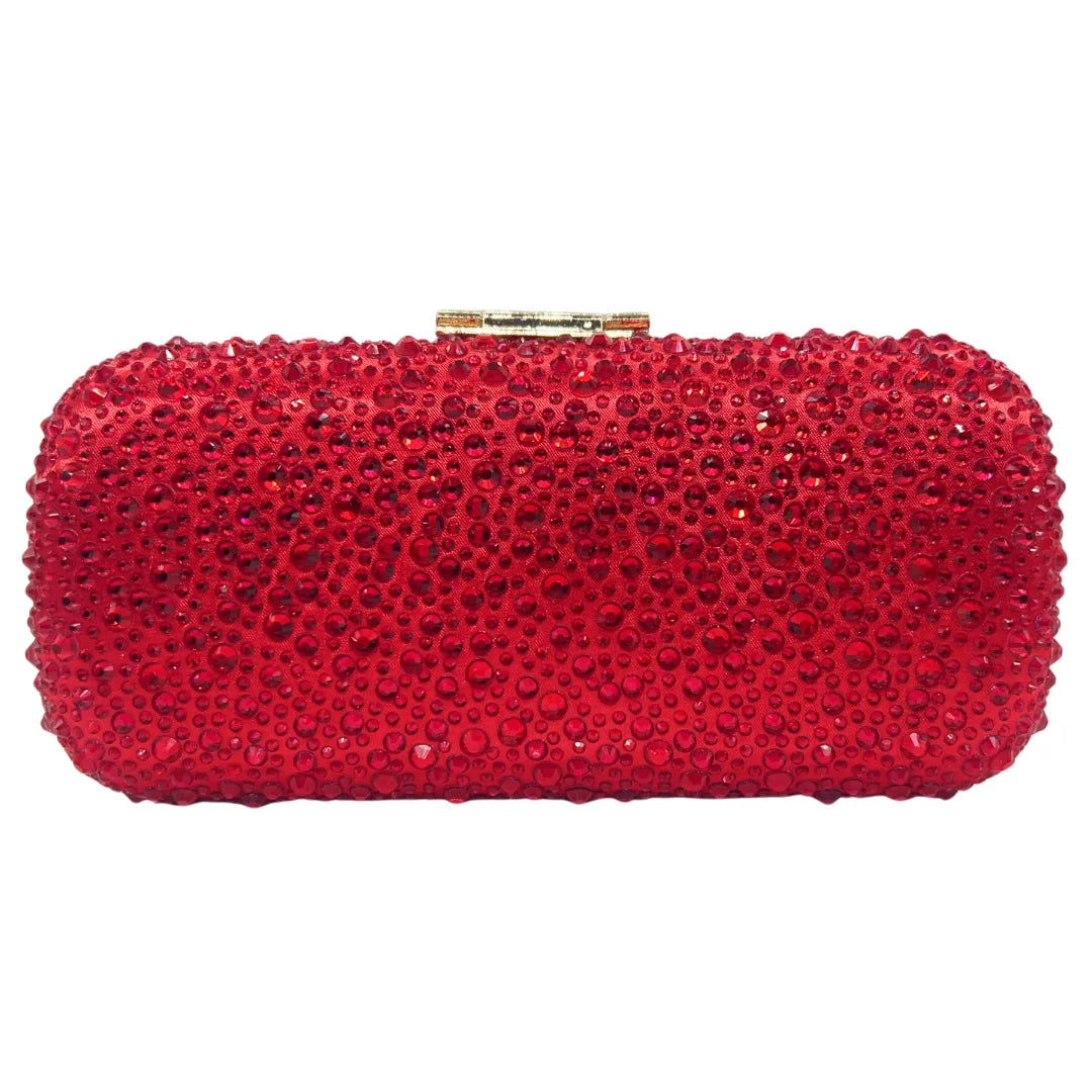 Elegant Crystal Evening Bag - Sparkling Diamond Clutch