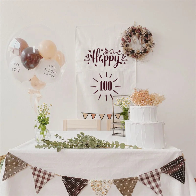 Premium Birthday Backdrop Tapestry - Festive Home Decor