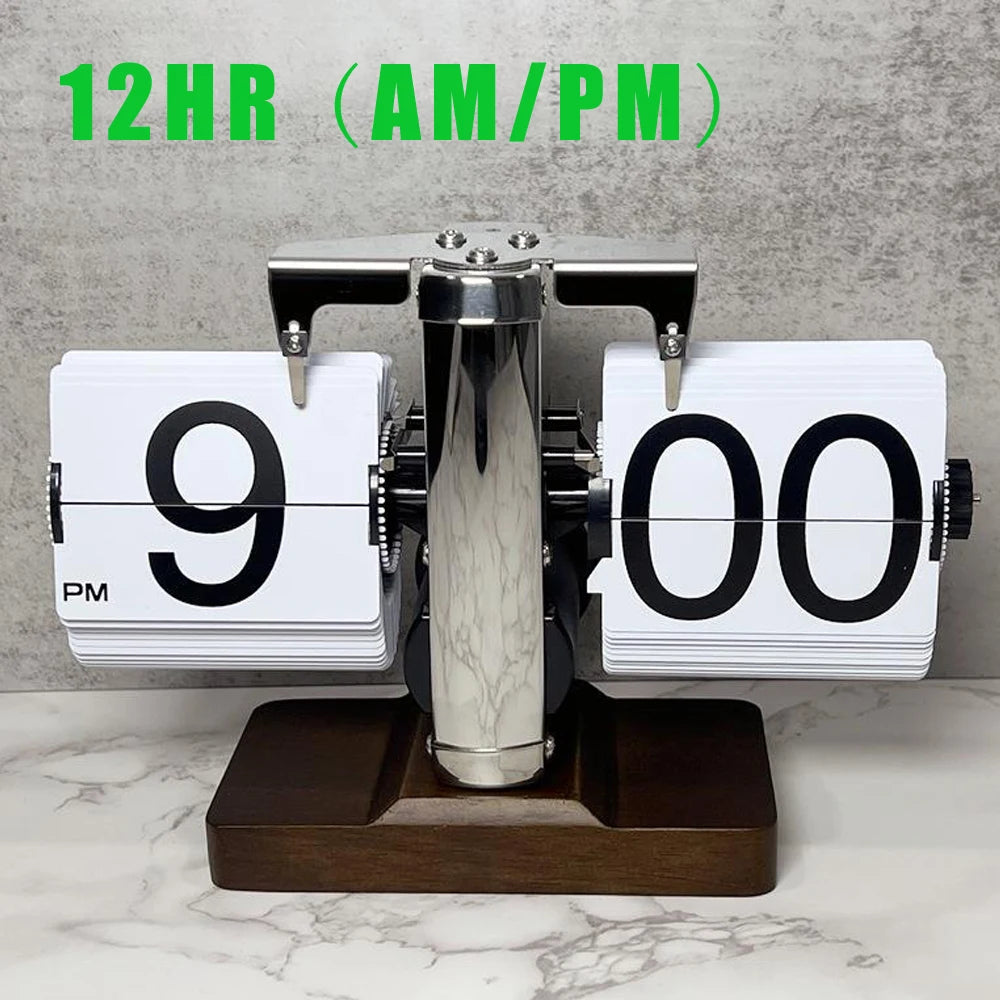 Elegant Automatic Flipping Clock - Modern Home Decor