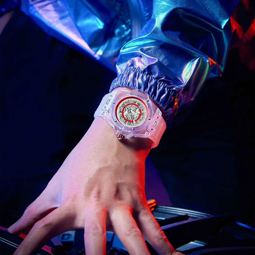 Premium Men's Automatic Luxury Watch - Waterproof & Fashionable