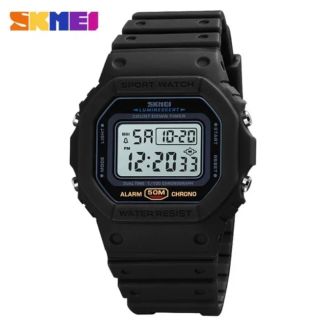 Luxury Digital Sports Watch - Waterproof Military Backlight