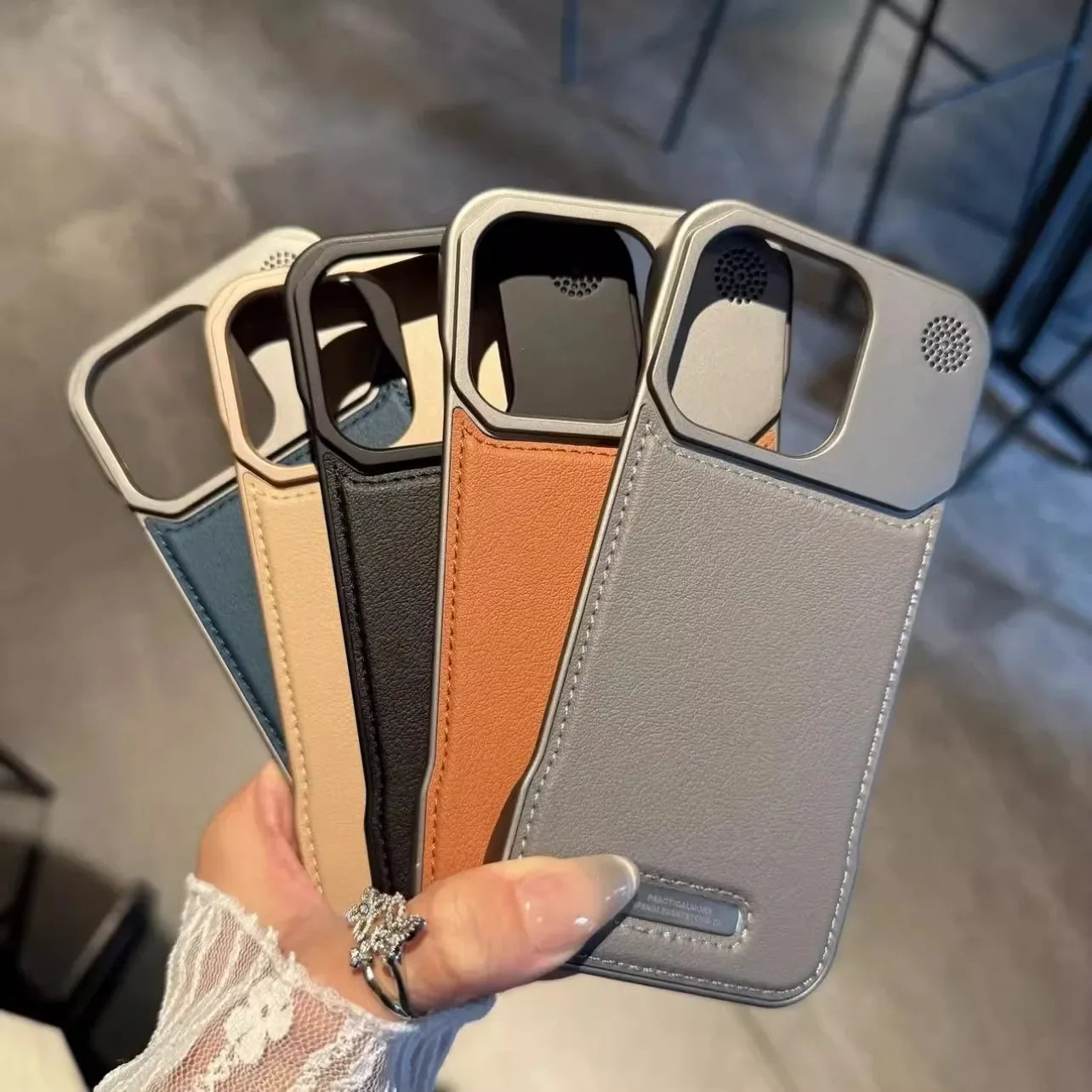 Premium iPhone Leather Case Magsafe - Magnetic & Frameless Armor