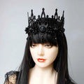 Premium Witch Head Crown - Dark Demon Halloween Headdress