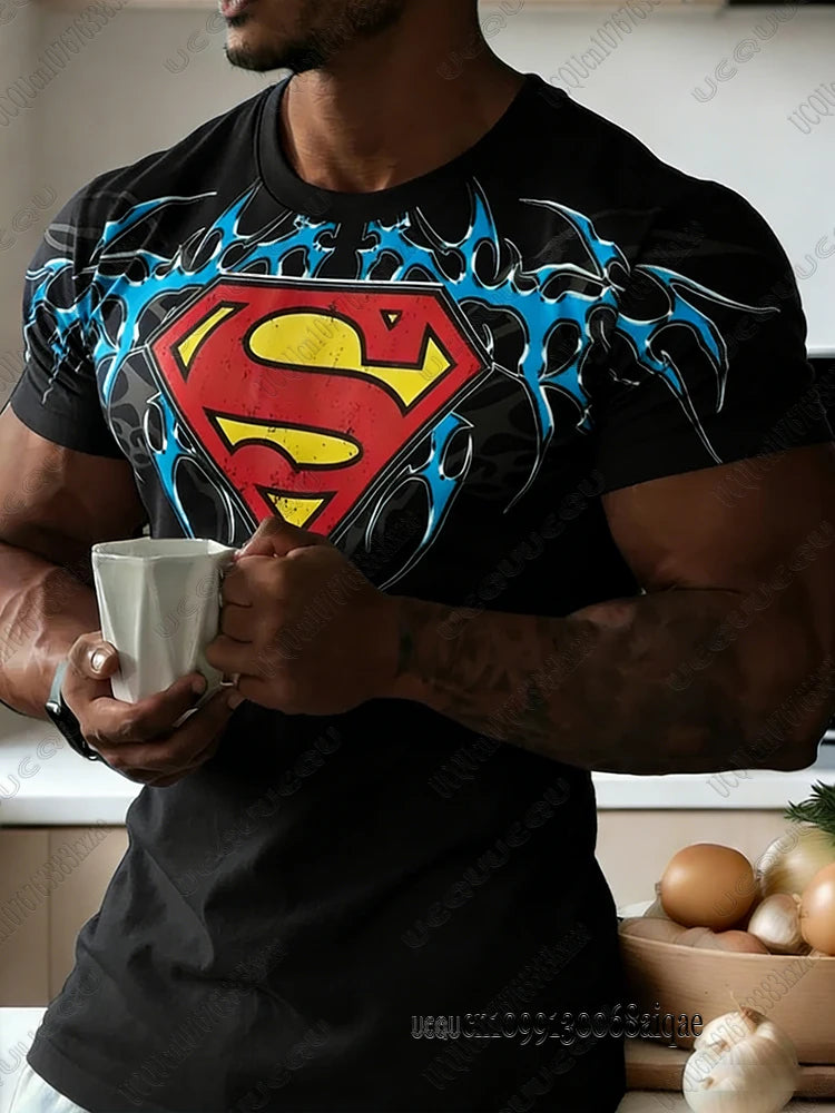 Premium Muscle Fit T-Shirt - Superhero Gym Workout Top