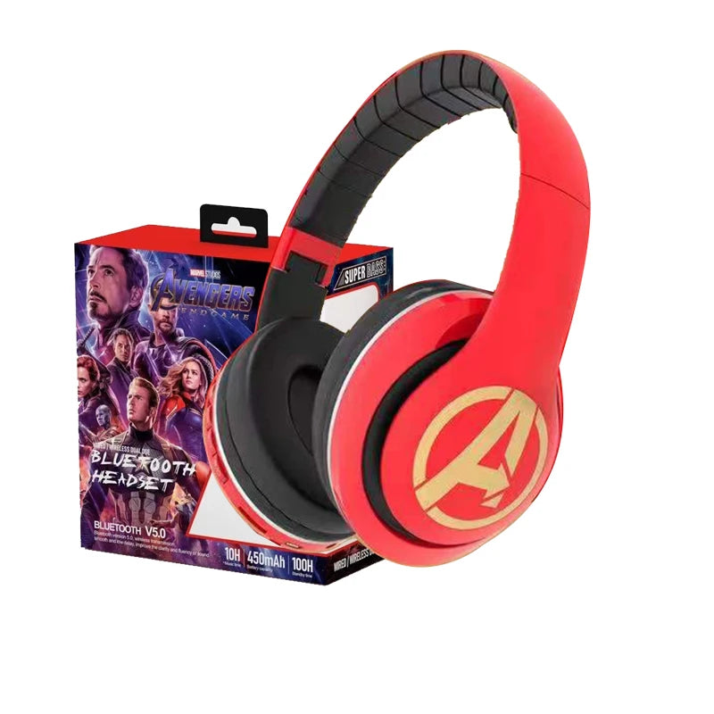 Premium Wireless Bluetooth Headphones - Over-Ear Stereo Cartoon Headset