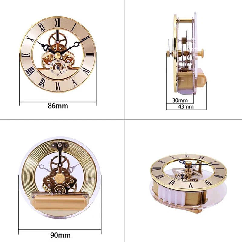 Premium Clock Movement - Silent Quartz Mechanism