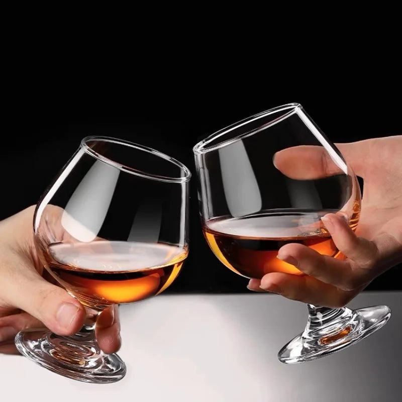 Elegant Lead-Free Wine Glass - Versatile Brandy Whiskey Cup