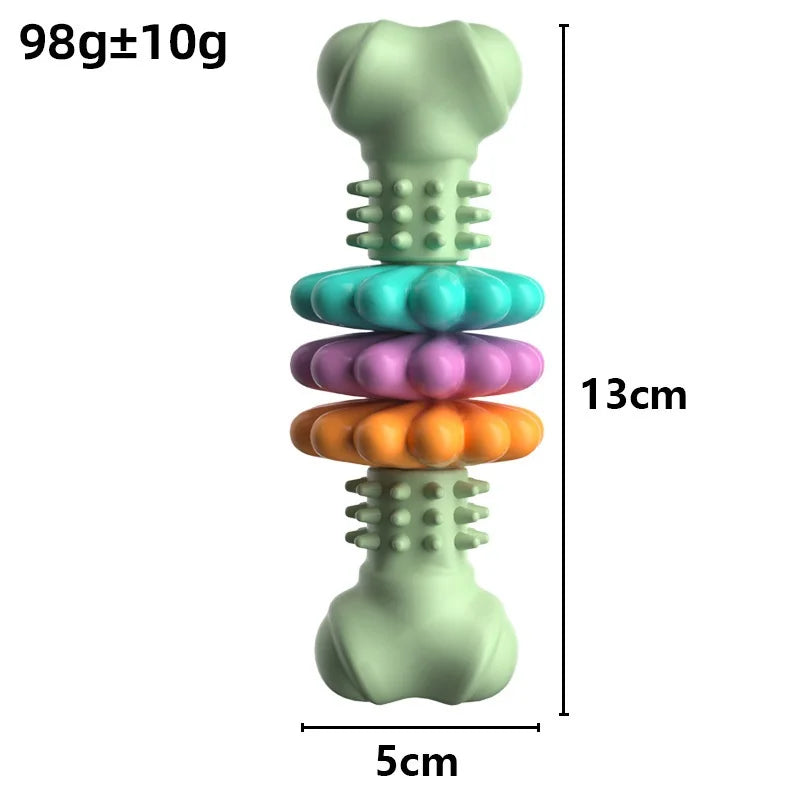Premium Dog Chew Toy - Dental Cleaning & Leaky Treat Function