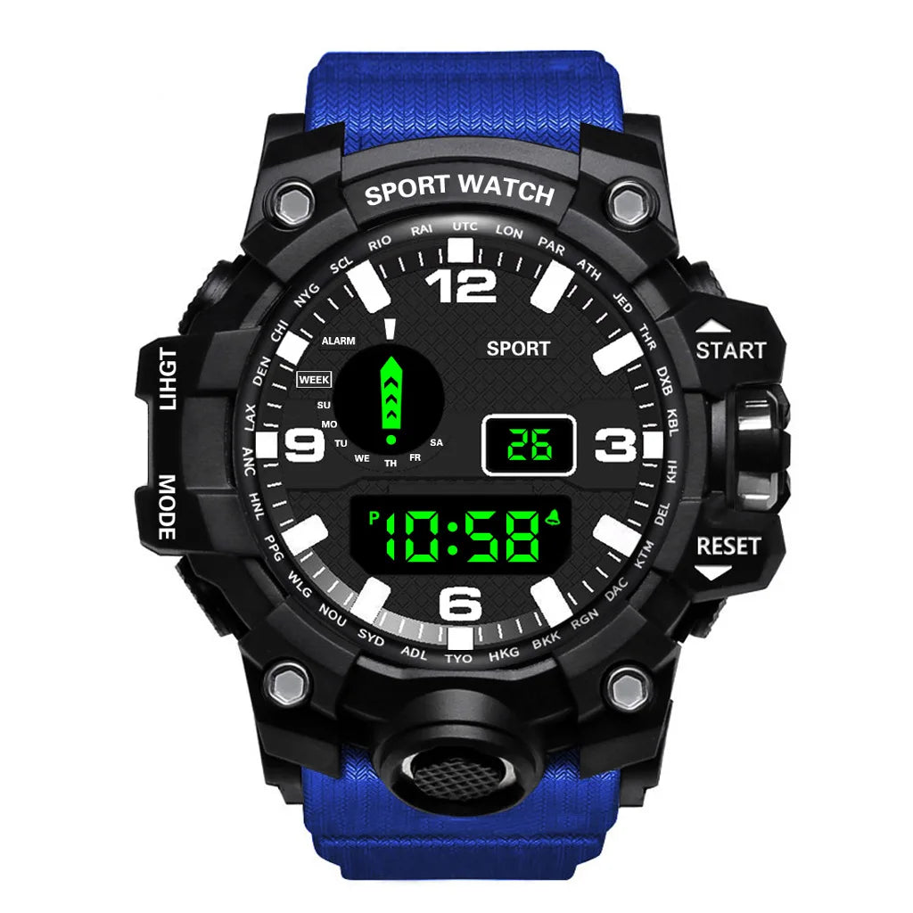 Premium Men's Sports Watch - Waterproof Digital Fitness Tracker