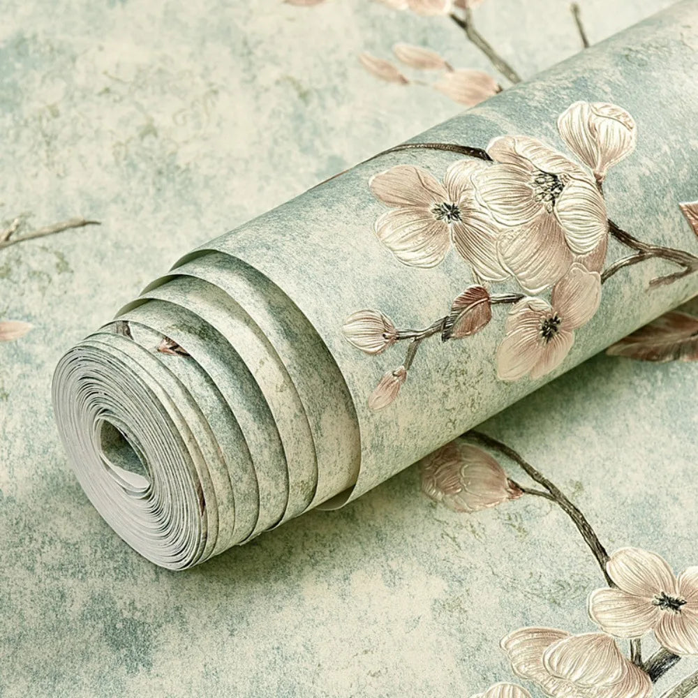 Elegant 3D Flower Wall Stickers - Self-Adhesive Decor
