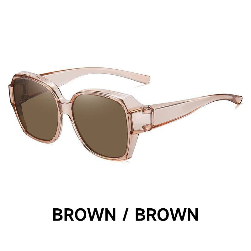 Premium Fit Over Polarized Sunglasses - UV Protection & Glare Reduction