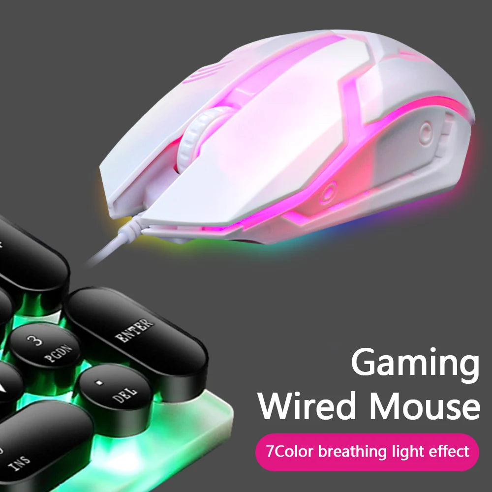 Premium Luminous Gaming Mouse – Ergonomic Wired Backlit USB