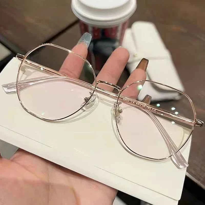 Luxury Myopia Glasses - Classic Vintage Anti-Blue Light Eyewear
