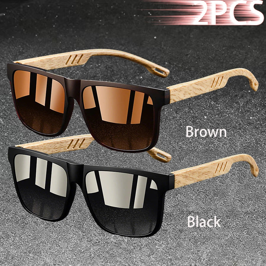 Vintage Square Sunglasses - UV400 Designer Eyewear