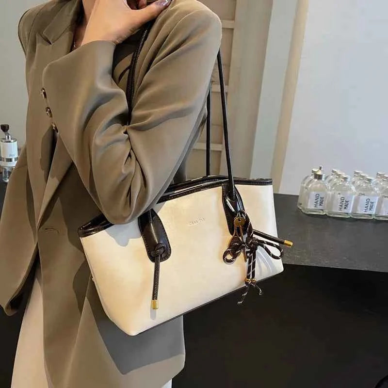 Women’s PU Leather Shoulder Bag - Y2K Retro Crossbody Bag Tote Handbag - Tulique