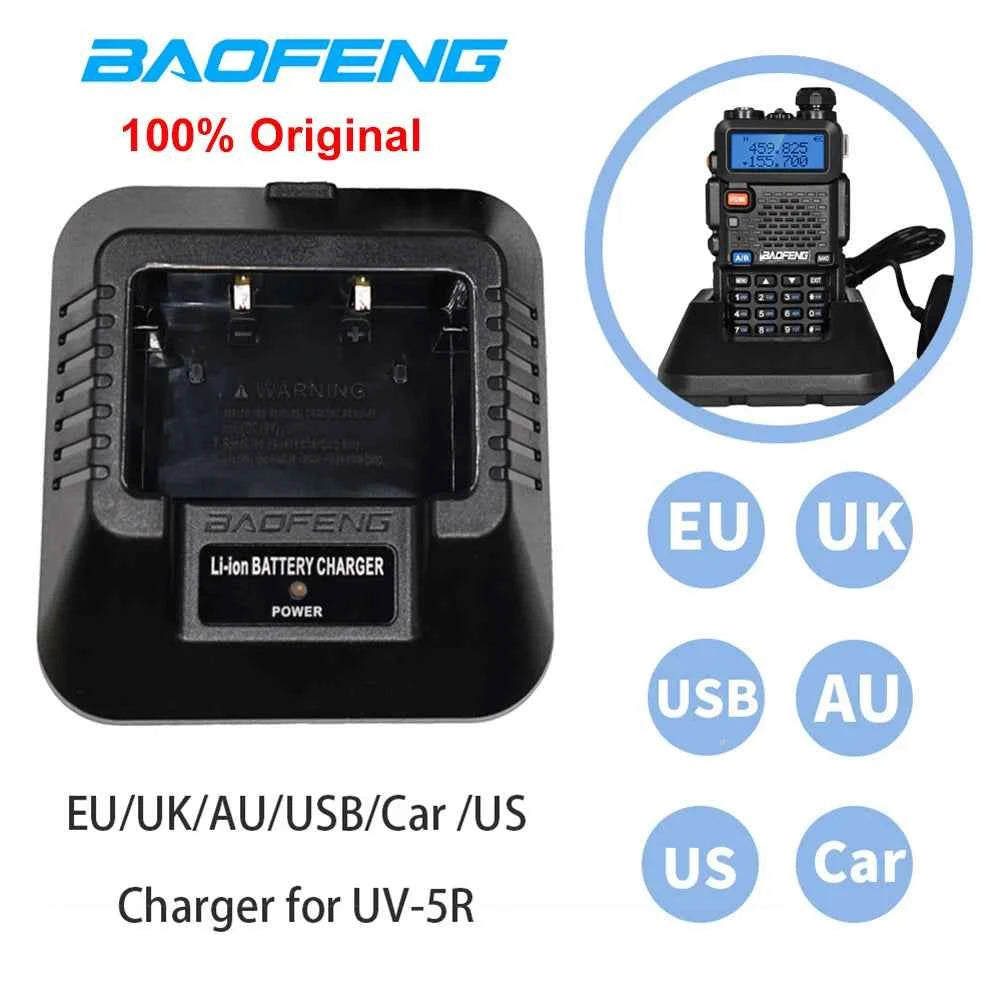 Original Baofeng Battery Charger - Universal UV-5R Power Base