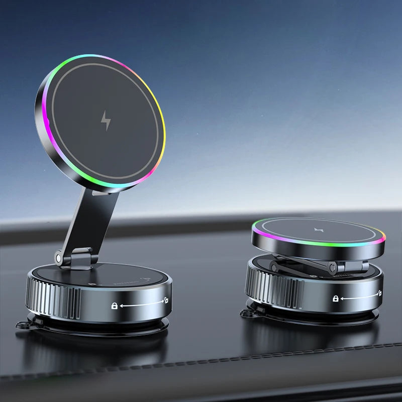 Premium Magnetic Wireless Car Charger Mount - 360° Rotatable