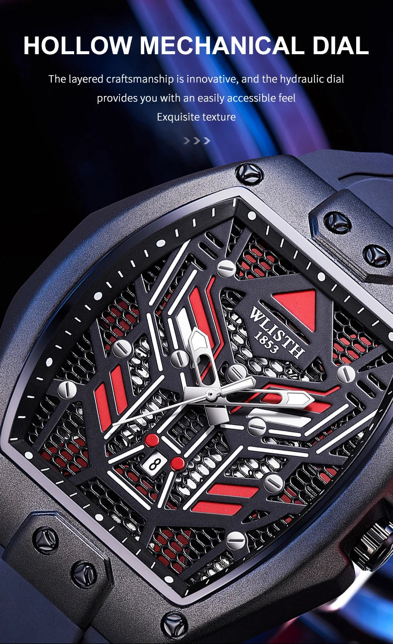 Luxury Men's Luminous Quartz Watch - Waterproof & Trendy