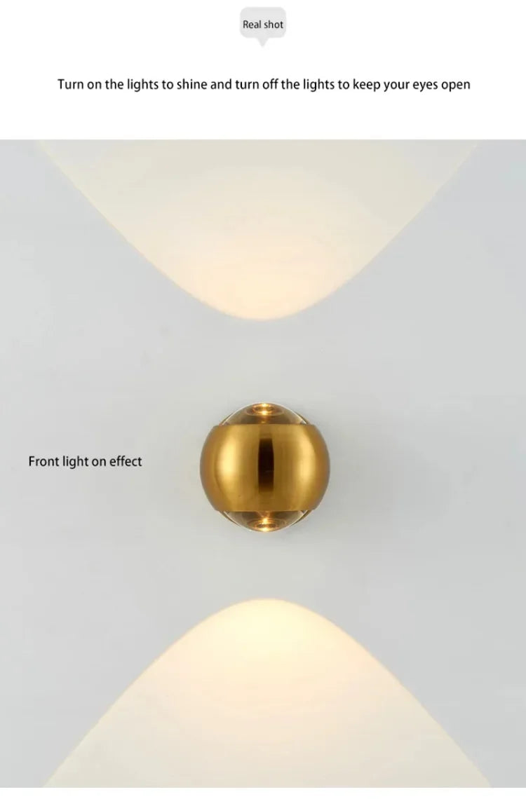 Elegant Glass Wall Sconce - Modern Art Lighting