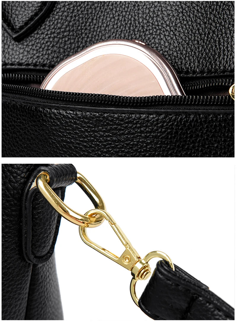 Luxury Leather Tote Bag - Elegant & Spacious