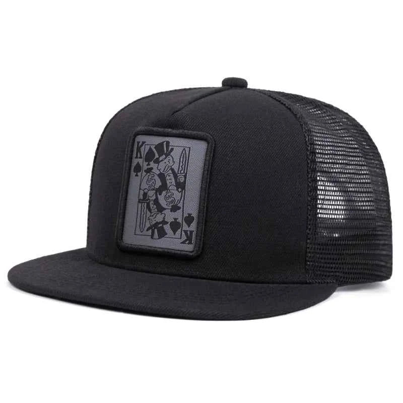 Premium Hip Hop Caps - Playing Card Snapback