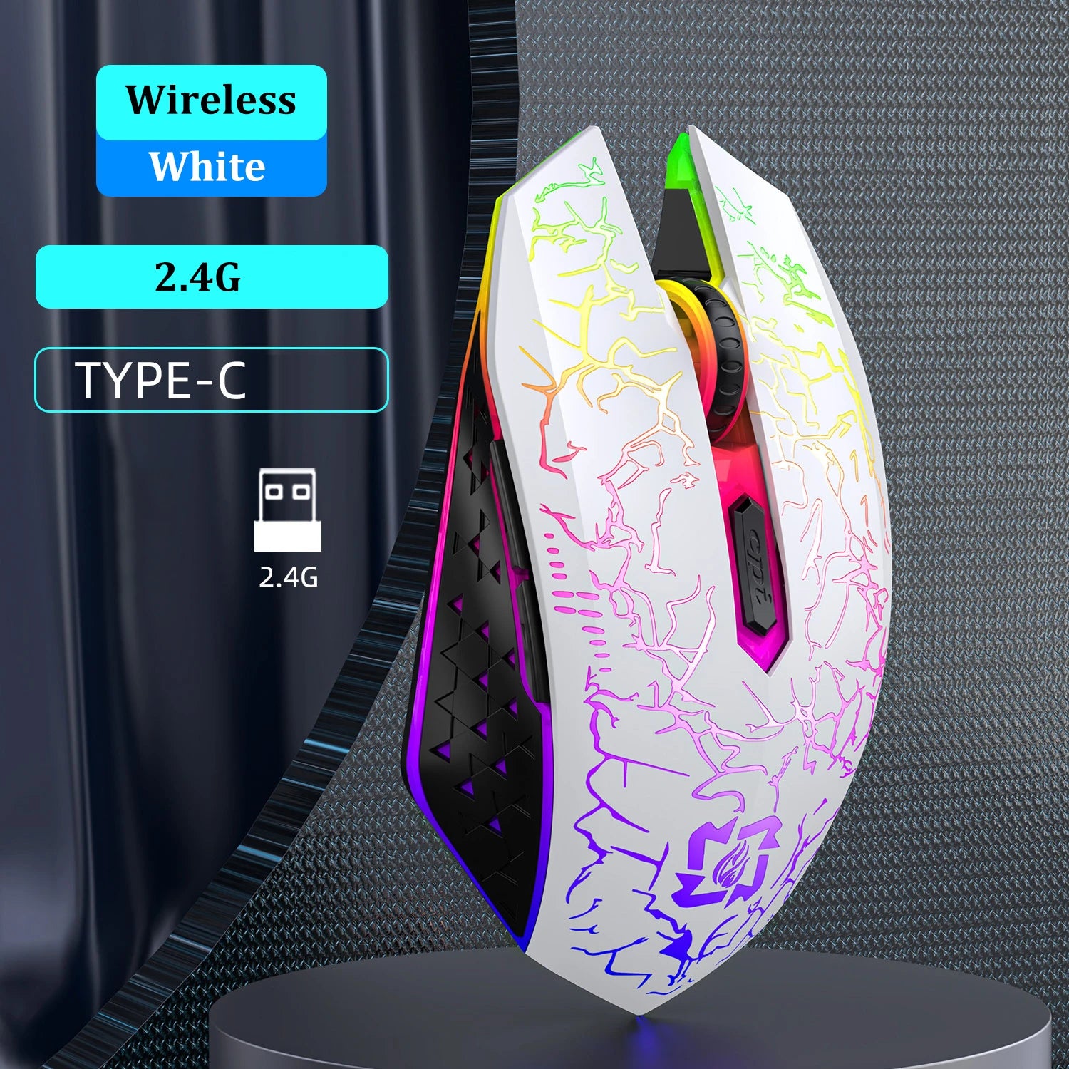Premium Dual Mode Gaming Mouse - Bluetooth 5.2 & 2.4G Wireless