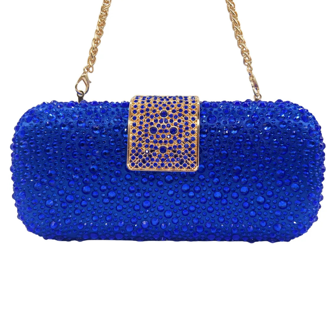 Elegant Crystal Evening Bag - Sparkling Diamond Clutch