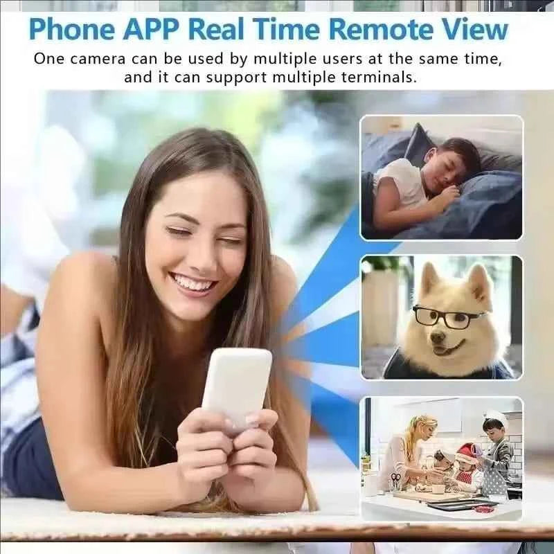 Compact Wireless Surveillance Camera - 1080P HD & Night Vision