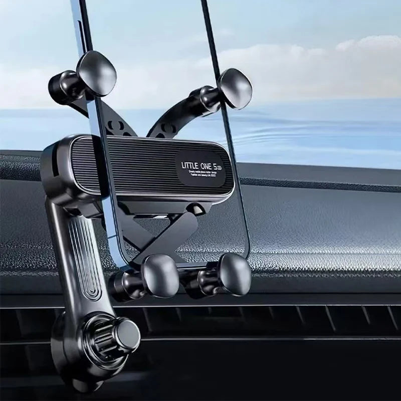 Universal Car Phone Holder - 360 Degree Rotation & Anti-Shake